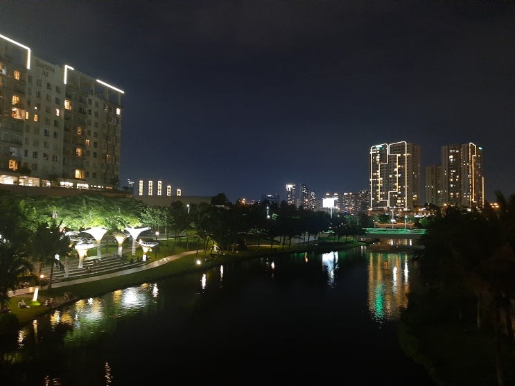  호치민 산책하기 좋은 공원 살라파크 (sala park) - 호치민 2군 투득시 투티엠 살라공원