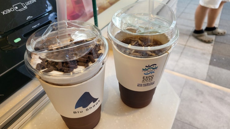  블루샥커피: 경상도 지역 프랜차이즈 커피? 맛있네~