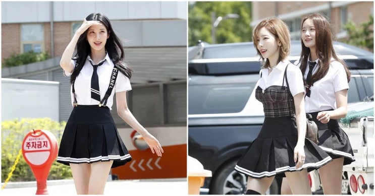 '아형' 출근글에서 포착된 완전체 소녀시대, 교복 착용한 모습에 팬들 반응 폭발적 "美쳤다" '아형' 출근글에서 포착된 완전체 소녀시대, 교복 착용한 모습에 팬들 반응 폭발적 "美쳤다"