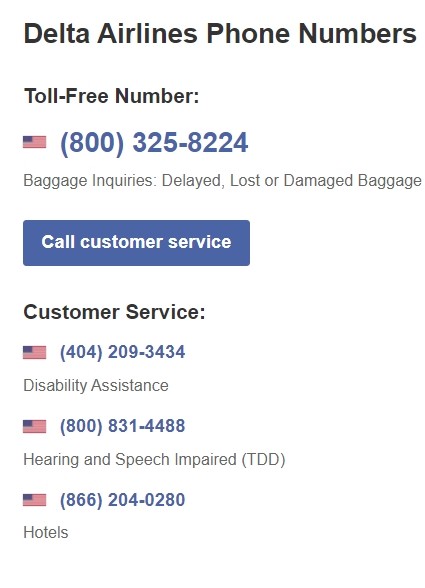 델타항공 전화번호 고객센터 미국 한국 : 네이버 블로그