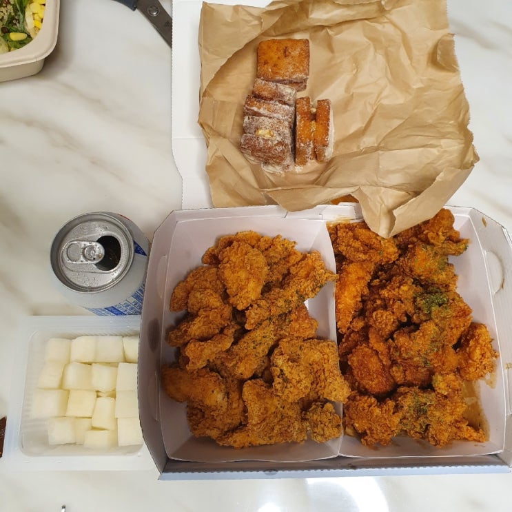  넷플릭스 구필수는없다에 나왔던 범어동치킨맛집 당치땡 쉑쉑멘보샤반반세트 범어점 솔직후기