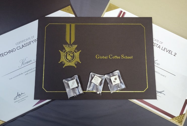  GCS(Global coffee school)바리스타 자격증 취득 후기