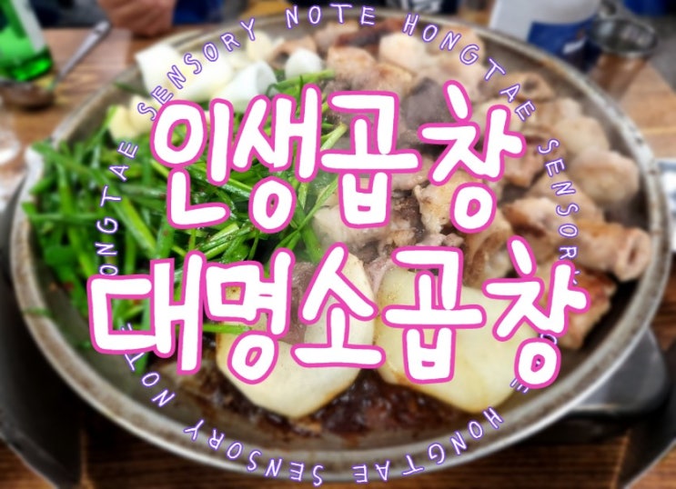 곱이 가득 찬 대명소곱창, 군자역 곱창 맛집