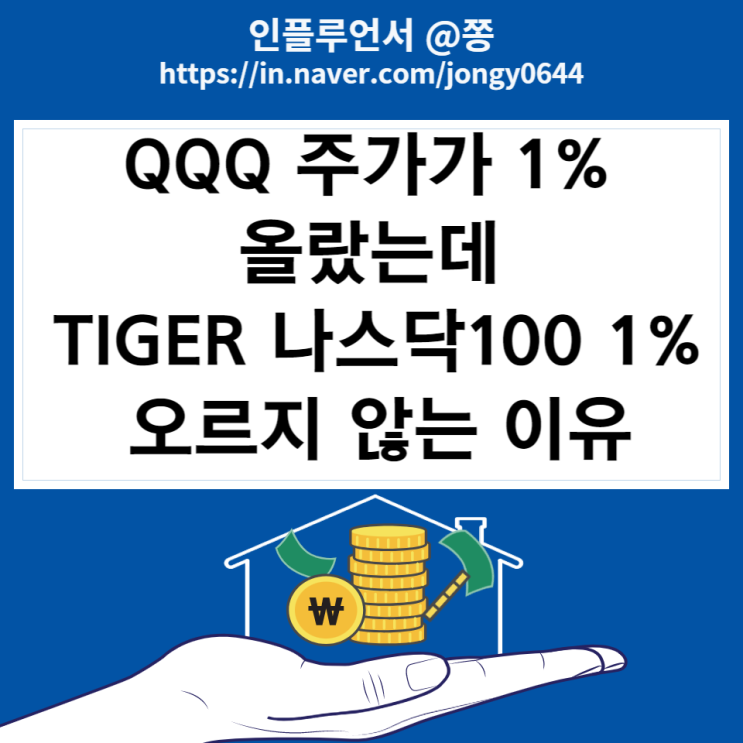 퇴직연금저축 Tiger 미국나스닥100 ETF가 QQQ 주가와 다른 이유 (환노출, 환헷지) 퇴직연금저축 Tiger 미국나스닥100 ETF가 QQQ 주가와 다른 이유 (환노출, 환헷지)