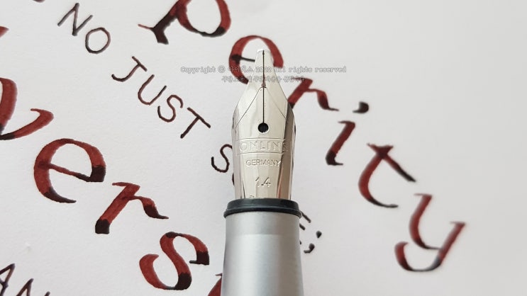  “When to find out who your real friends are” (Online Newood Calligraphy 1.4mm stub)