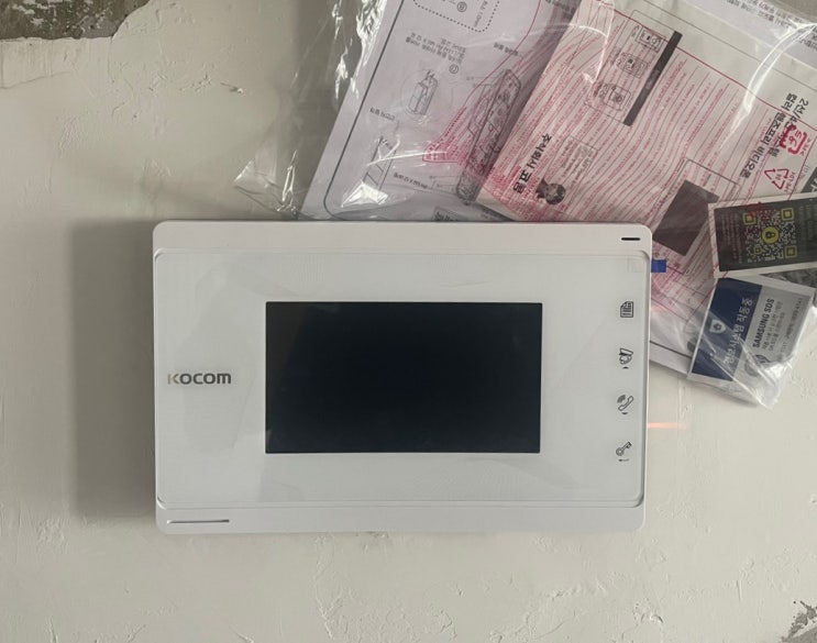  마포구 망원동 대상3차아파트 코콤 비디오폰 K2S VP-70CW, 삼성 도어락 SHP-DP960 교체 후기