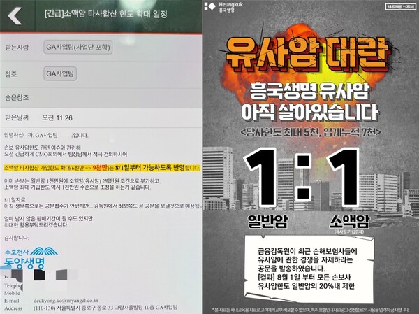 손보사 유사암 경쟁 막바지...생보는 이제 시작? 손보사 유사암 경쟁 막바지...생보는 이제 시작?