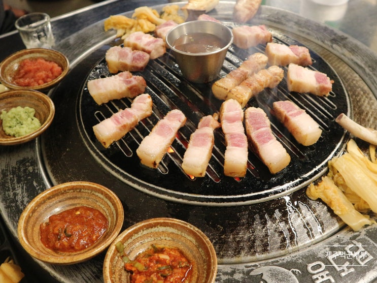 제주 육도담 서귀포 숙성 삼겹살 아랑조을거리맛집 제주 1등 고깃집 정했어요