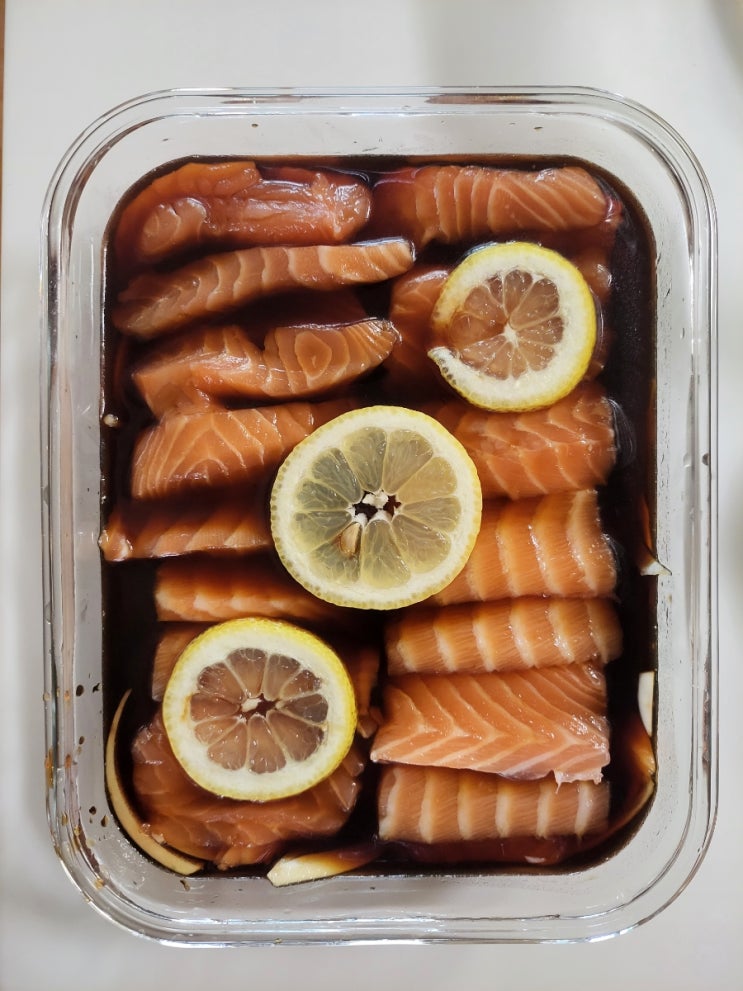 "연어장" 만들기, 집에서 쉽고 맛있게 맛간장을 넣은 레시피