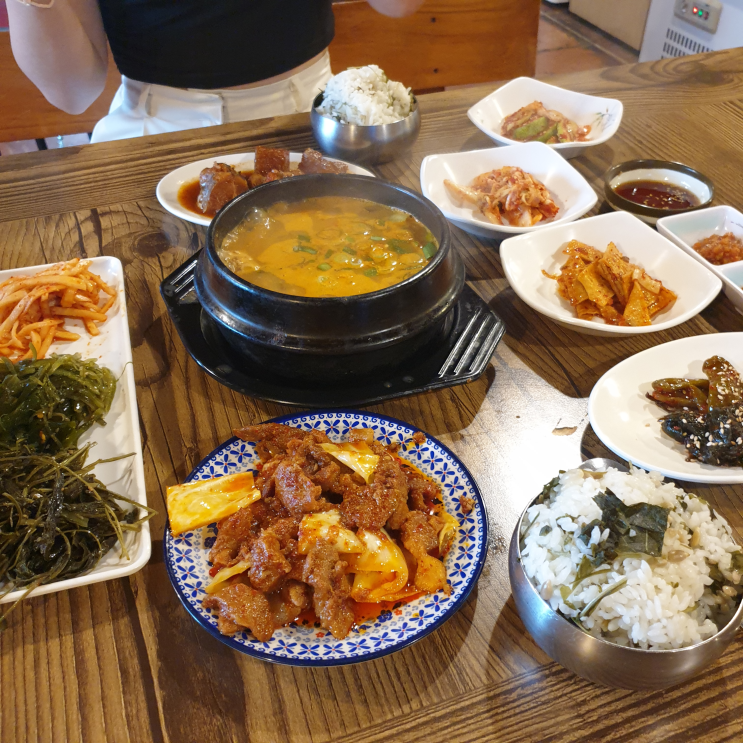  [김해 내외동 맛집] 김해 주민 추천 산에산에 청국장 정식, 주차,제로페이