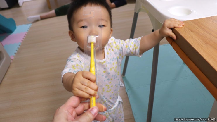  어린이집칫솔 유아칫솔 고민하다 컨트리세이브 360도 키즈칫솔 사용해봤어요