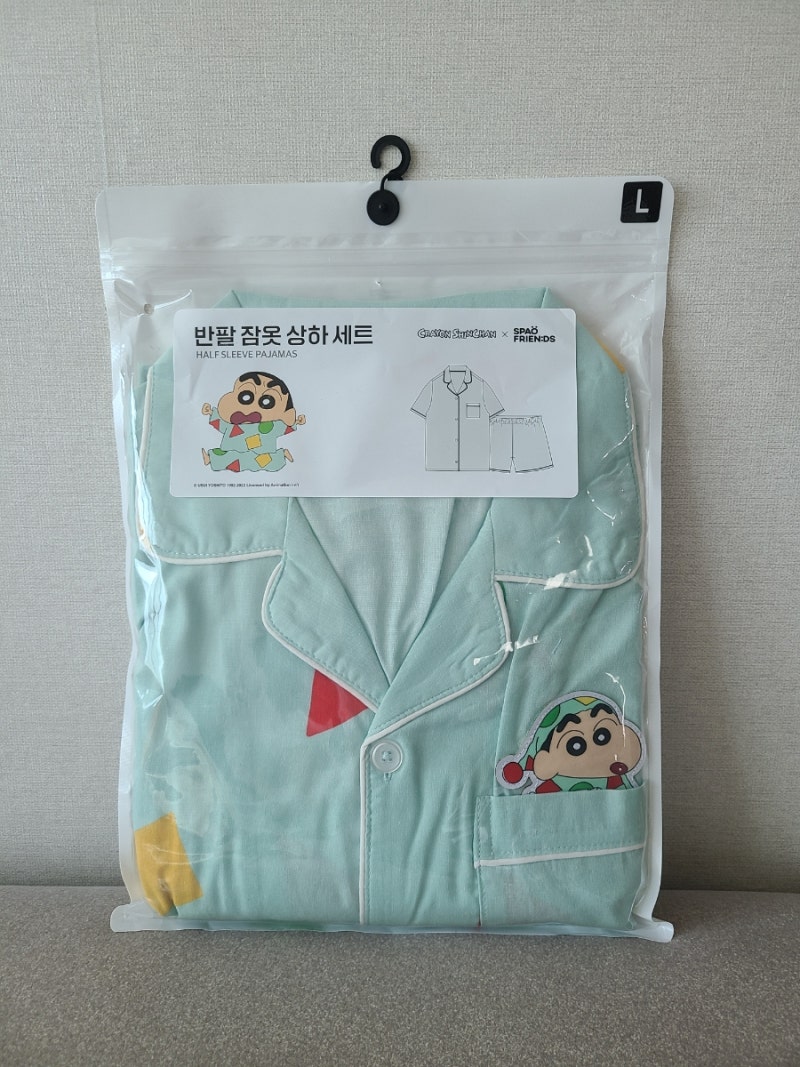 스파오 짱구 반팔 잠옷 상하 세트 SPAO 잠옷 리뷰
