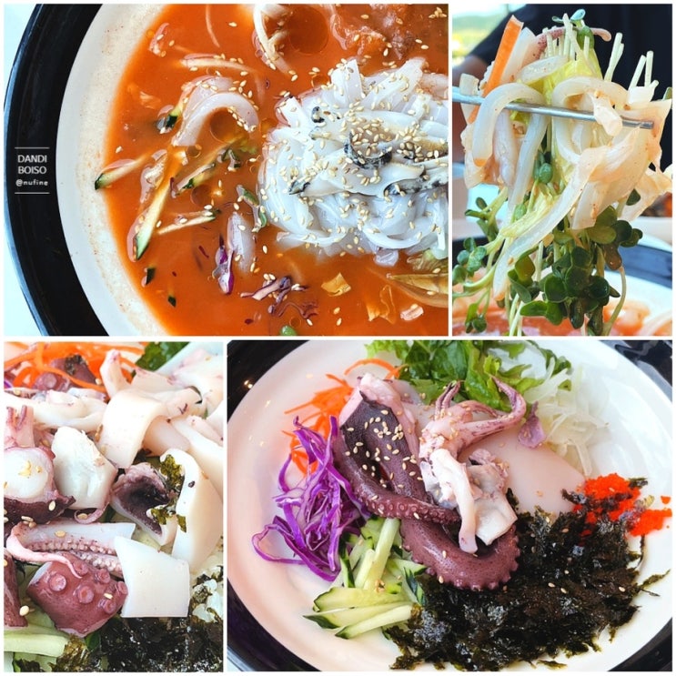  제주 여름철 꼭 먹어야 하는 한치! 플로라 레스토랑 한치 메뉴 추천, 한치 돌문어 비빔밥 & 한치 전복 물회