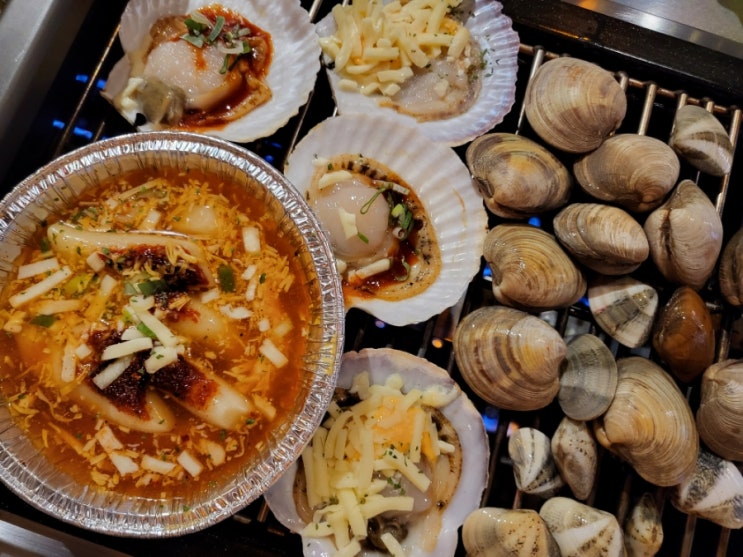  하와이조개 ; 신림조개 조개구이 세트 구성 가성비 굳
