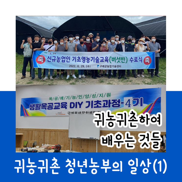  귀농귀촌하여 배우는 것들_청년농부의 일상 1