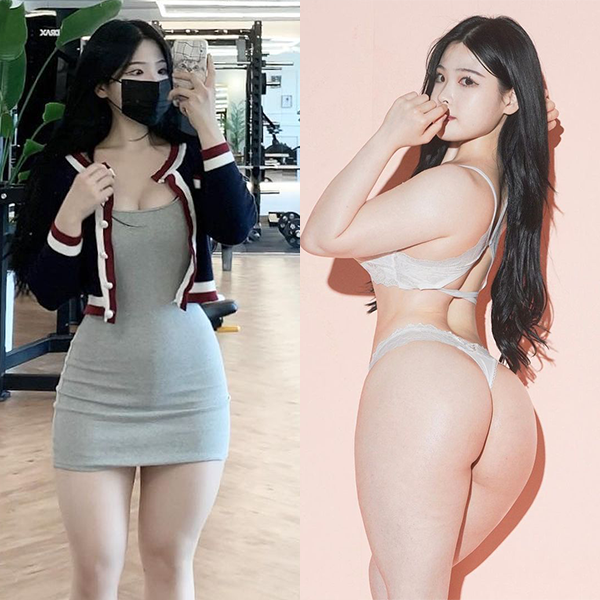 글래머러스한 운동하는 03년생 헬고생