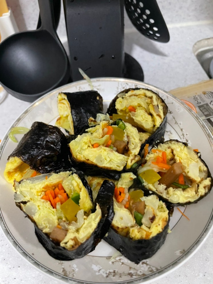  (맛있는 다이어트요리2) 양배추 키토김밥