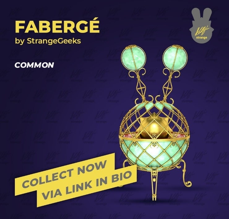  치코앤로코(chikoroko), OpenSea예정, 무료NFT 매일1개 지급, 7월31일 NFT(Gift of the Day)  : Faberge