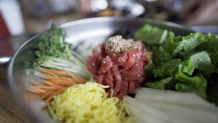  천안 성월리 한우 육회비빔밥 맛집, 김평화의한우마을