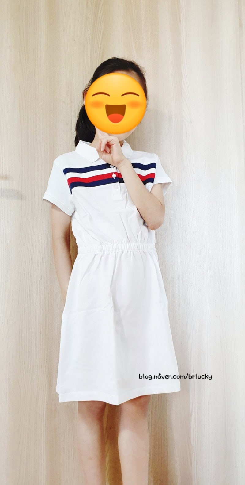 우리 아이 예쁜 옷 추천. 타미힐피거 키즈(TOMMY HILFIGER KIDS) 여아 오가닉 원피스 화이트. 타미....