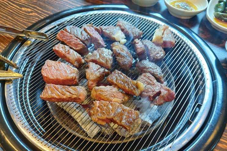  풍동 애니골 고기집 고기는한우다 맛있음 주의!