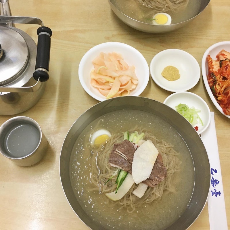 [서울 냉면 맛집] 을밀대 본점 : 녹두전 / 을밀대 주차장 / 서울 평양냉면 : 네이버 블로그