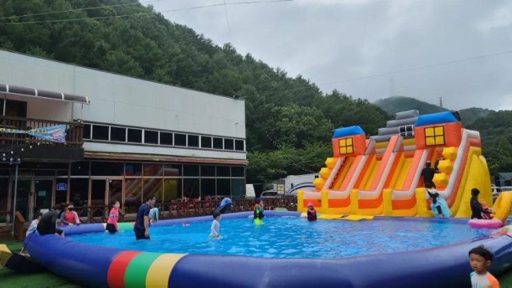  대전 근교 물놀이 논산 평상 수영장 벌곡랜드 물놀이장