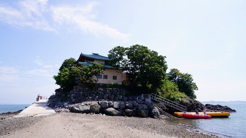 서산 가볼만한곳 서해안 여행 간월도 간월암 물때표 보는법
