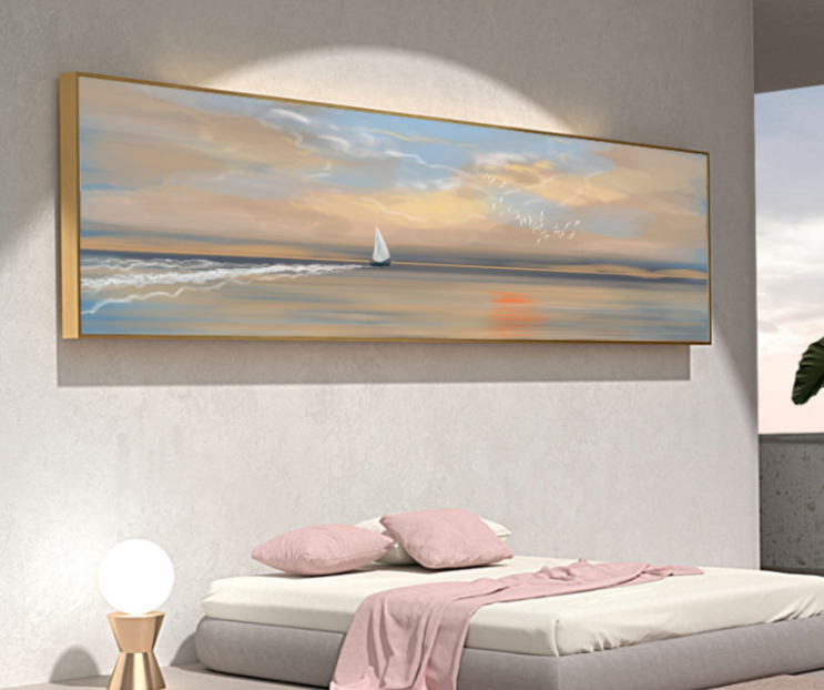  따스한 파도 그림 액자