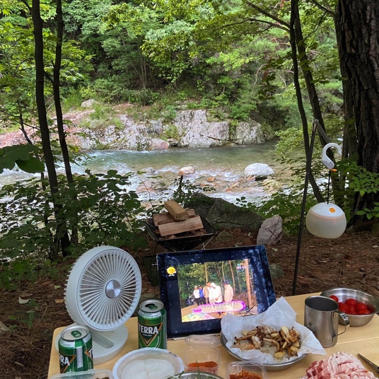  경북 봉화 노지 캠핑