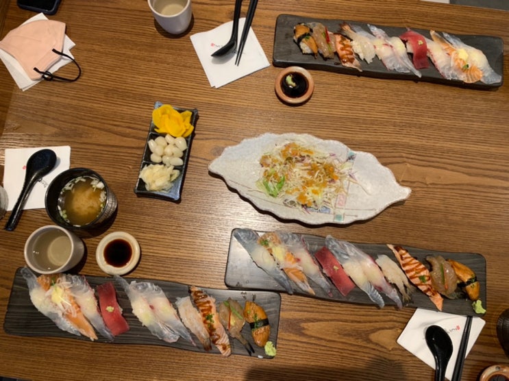 해운대 좌동맛집 "스시미르네" 확장 이전하고 첫 방문인데 역시나 맛있네요! 웨이팅할만합니다 (+ 점심특선C세트, 메뉴, 주차, 웨이팅)