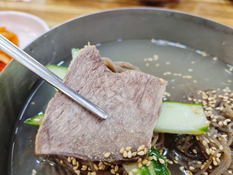  인천 도화동 냉면맛집 백령면옥 냉면에 까나리를 넣는다고?