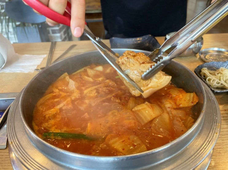  부산송정 가성비 좋은 한식집 사랑담은묵은지찜찌개