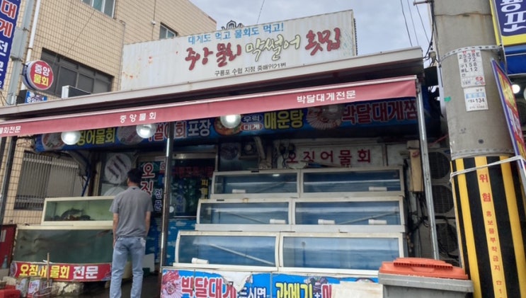  포항 여행ㅣ구룡포 맛집ㅣ중앙물회막썰어횟집 (내돈내산)