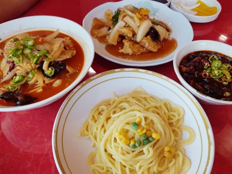  알럽 빨간맛 맛있는 고추짬뽕 고추짜장 자주 먹는 중식 맛집