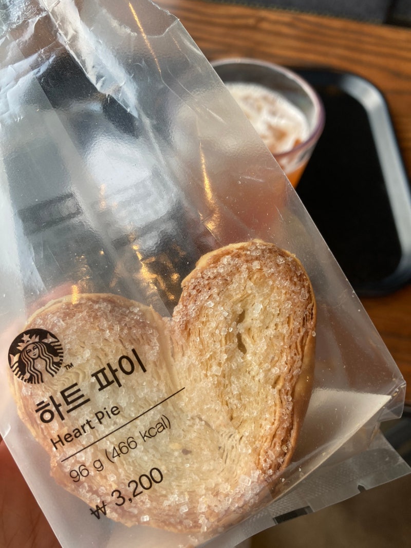 대구 스타벅스 황금DT점 하트파이 허니자몽블랙티 조합 굳 (가격 칼로리) : 네이버 블로그