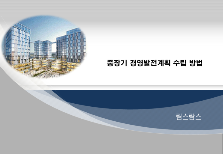  [공공기관 제안서 작성] (2)중장기 발전계획수립
