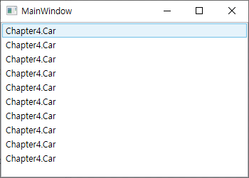  [WPF] 목록 컨트롤 사용자 정의