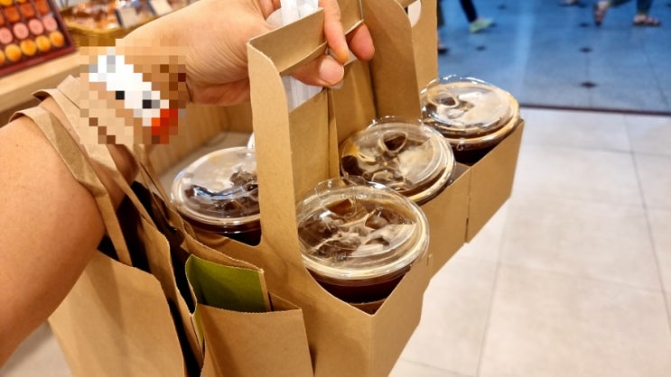  서울아산병원 카페 베즐리 샌드위치, 샐러드, 컵과일, 커피 굿!