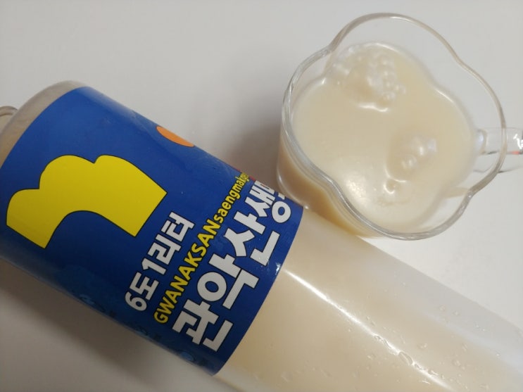  비 오는 날엔 막걸리가 국룰 6도1리터 관악산생막걸리