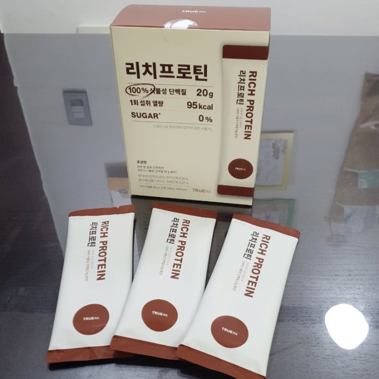  식사대용단백질 음료 트루알엑스 리치프로틴으로 단백질다이어트