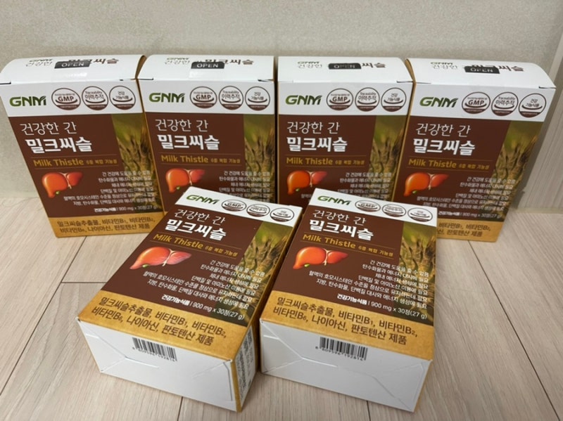 조정석 밀크씨슬 GNM 자연의품격 건강한 간 밀크씨슬