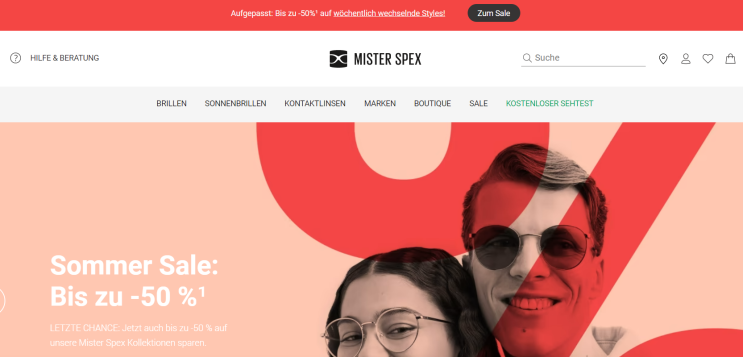  Misterspex | 안경 및 렌즈 웹사이트 | 독일에서 인터넷으로 데일리 렌즈 사기