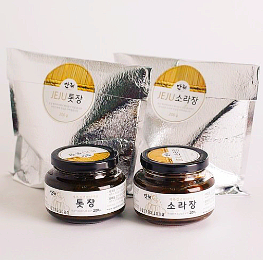  제주김녕해녀마을 뿔소라장,톳장 세트