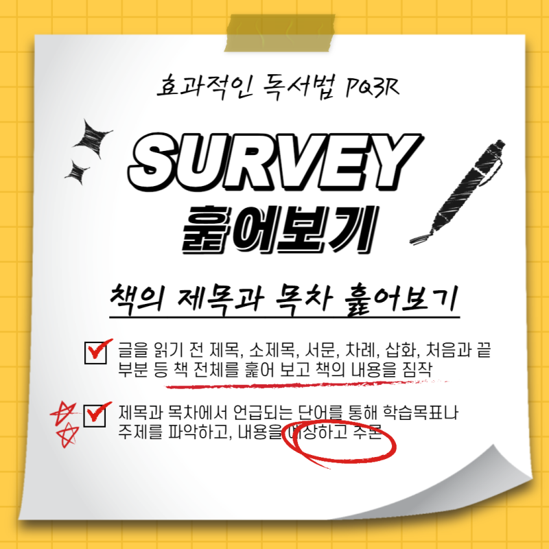 효과적인 독서법 SQ3R, 효과적인 학습법 PQ4R : 네이버 블로그