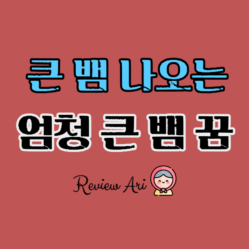 큰뱀 나오는 엄청큰뱀꿈