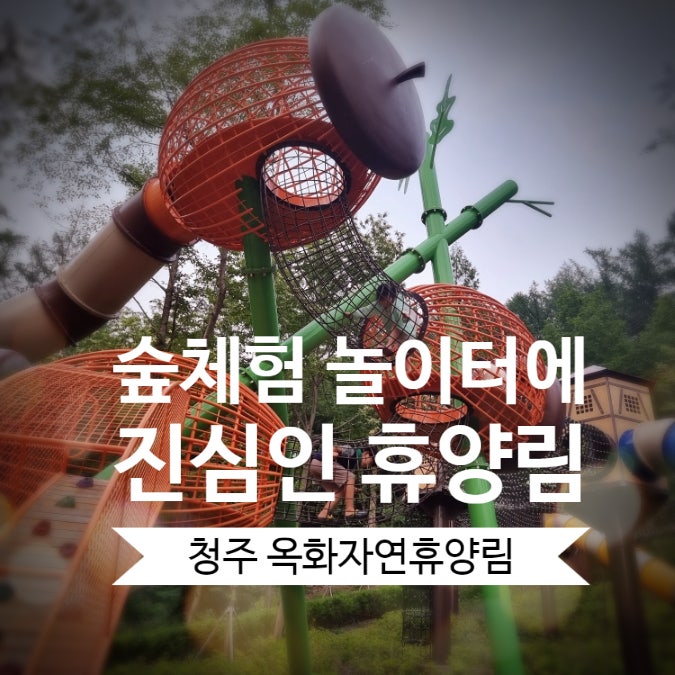  청주 옥화자연휴양림 숲체험놀이터 스카이네트 미끄럼틀, 아이들이 집엘 안가요 청주가볼만한곳