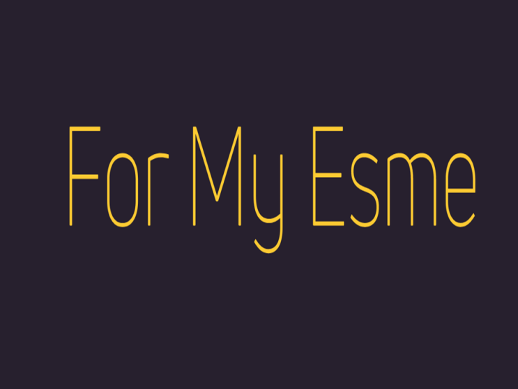  포마에(For my Esme)