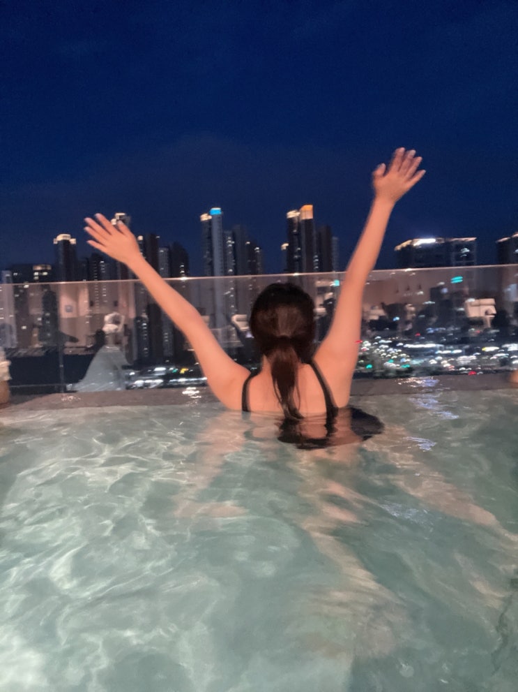  광명 테이크호텔 인피니티풀 이용후기, 수영장은 작지만 재밌다