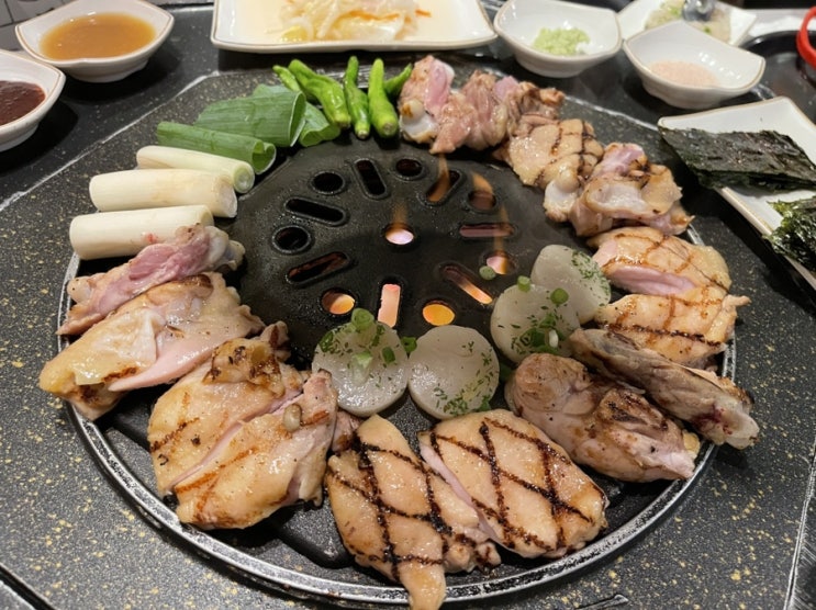  오목교역 맛집  닭 숯불구이 전문점 팔각도 웨이팅 후 맛본 후기